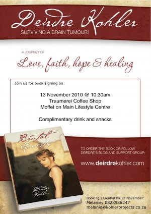 Book Launch  Signing - Brutal Honesty by Deirdre K