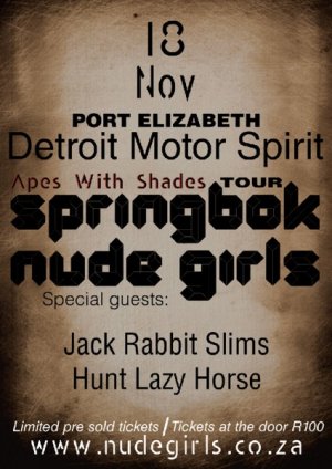 Event: Springbok Nude Girls Live - Nelson Mandela Bay (Port Elizabeth)