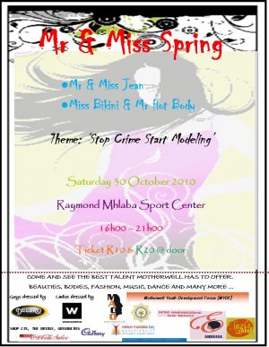 Mr Miss Spring Motherwell