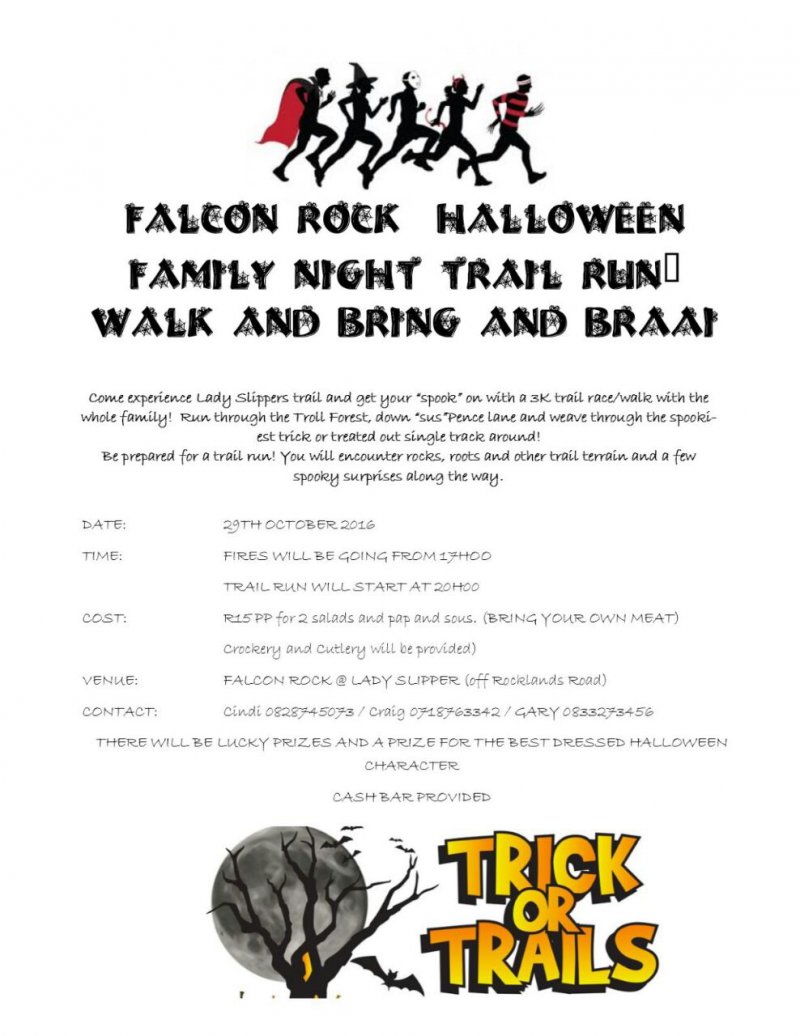 Falcon Rock Halloween Night Trail Run