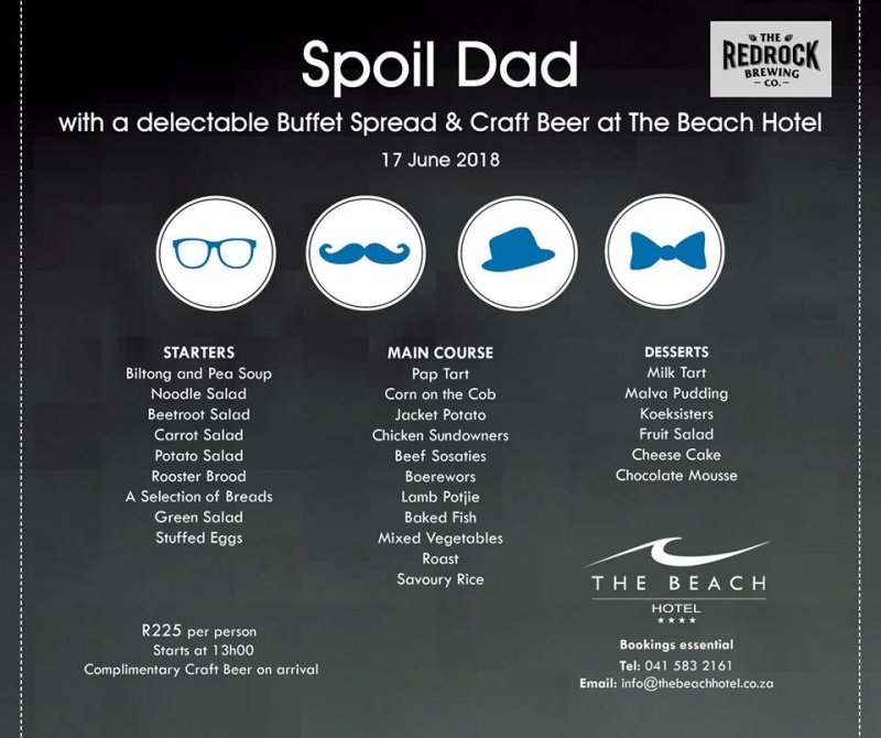 Father's Day Lunch Buffet at The Beach Hotel