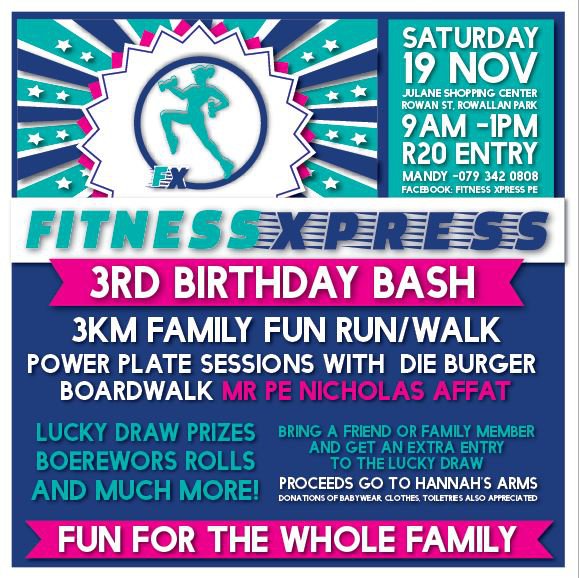 Fitness Xpress 3rd Birthday