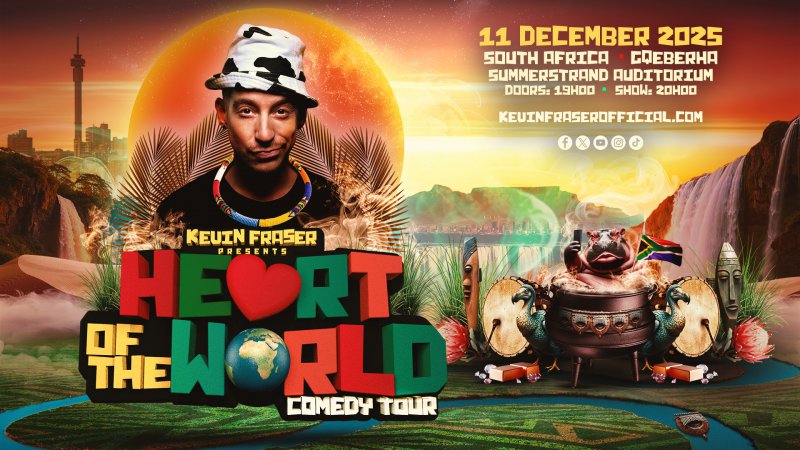 Follow Kevin Fraser to “Heart of the World” this holiday season!