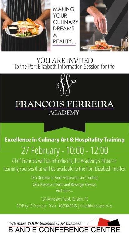 Francois Ferreira Academy Launch in Port Elizabeth