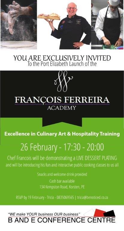 Francois Ferreira Academy Port Elizabeth Launch