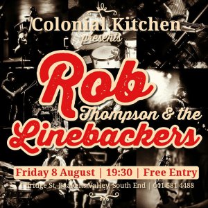 FREE live music: Rob Thompson & The Linebackers