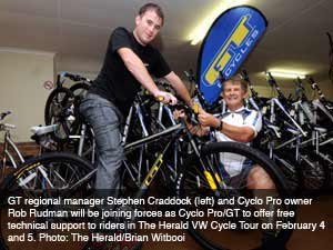 Free technical support for tour riders