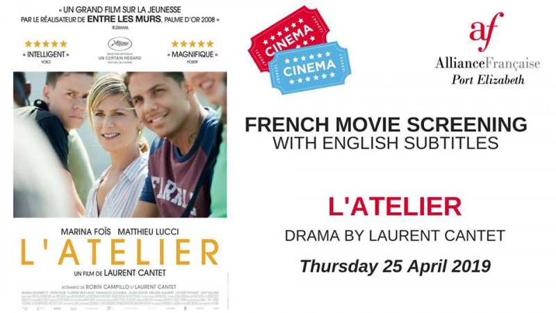 French Movie Screening - L'atelier