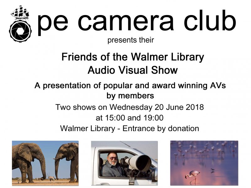 Friends of the Walmer Library AV Show 2018