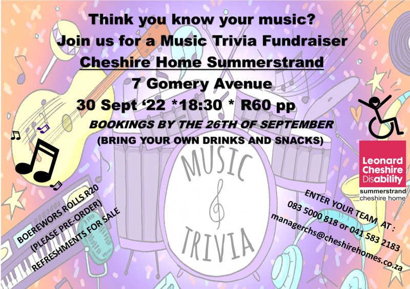 Music Trivia Fundraiser