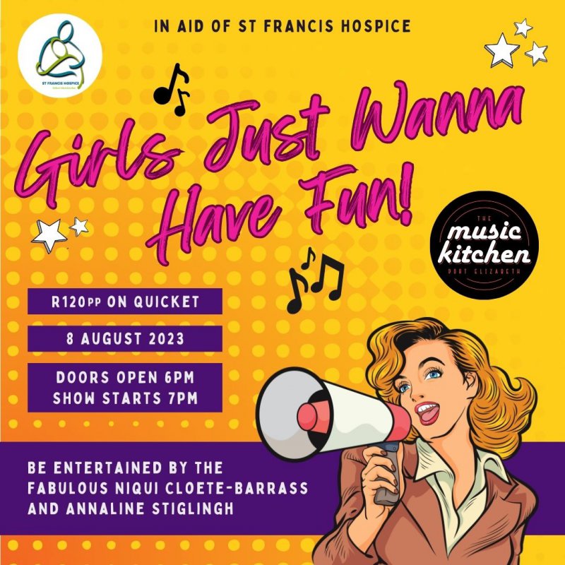 Girls Just Wanna Have Fun! Hospice Fundraiser at The Music Kitchen