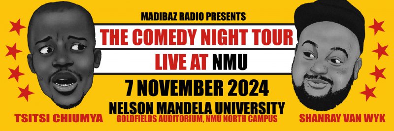 GQ comedy Presents: Tsitsi Chiumya & Shanray van Wyk - The Comedy Night Tour