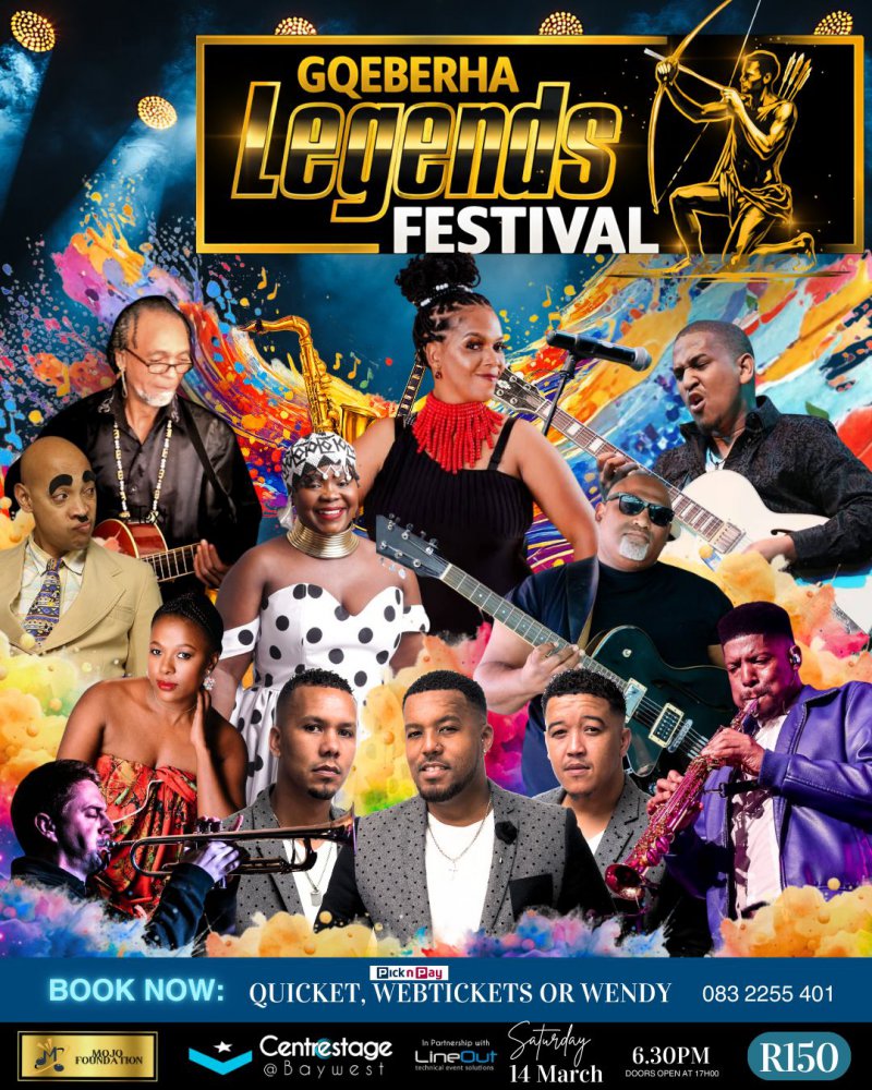 Gqeberha Legends Festival – Presents: Best of the Bay Jazz Theme: Syncopation and Rhythm