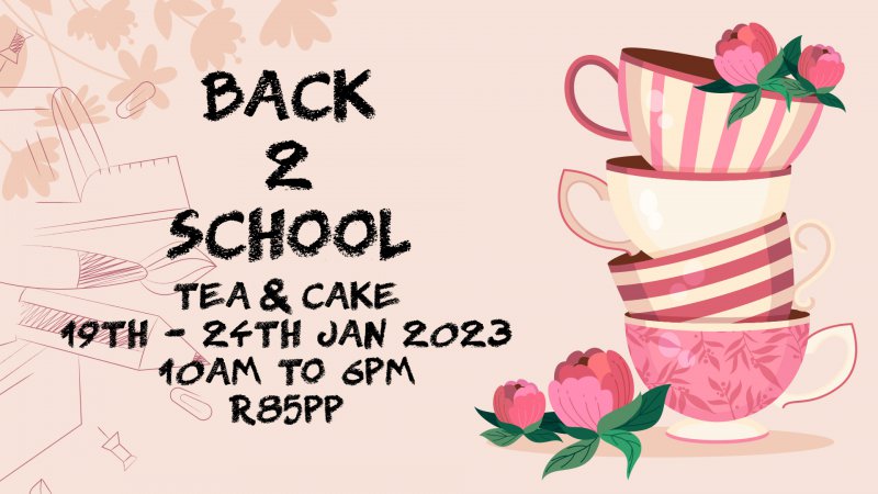 Hacklewood's Back to School Tea & Cake