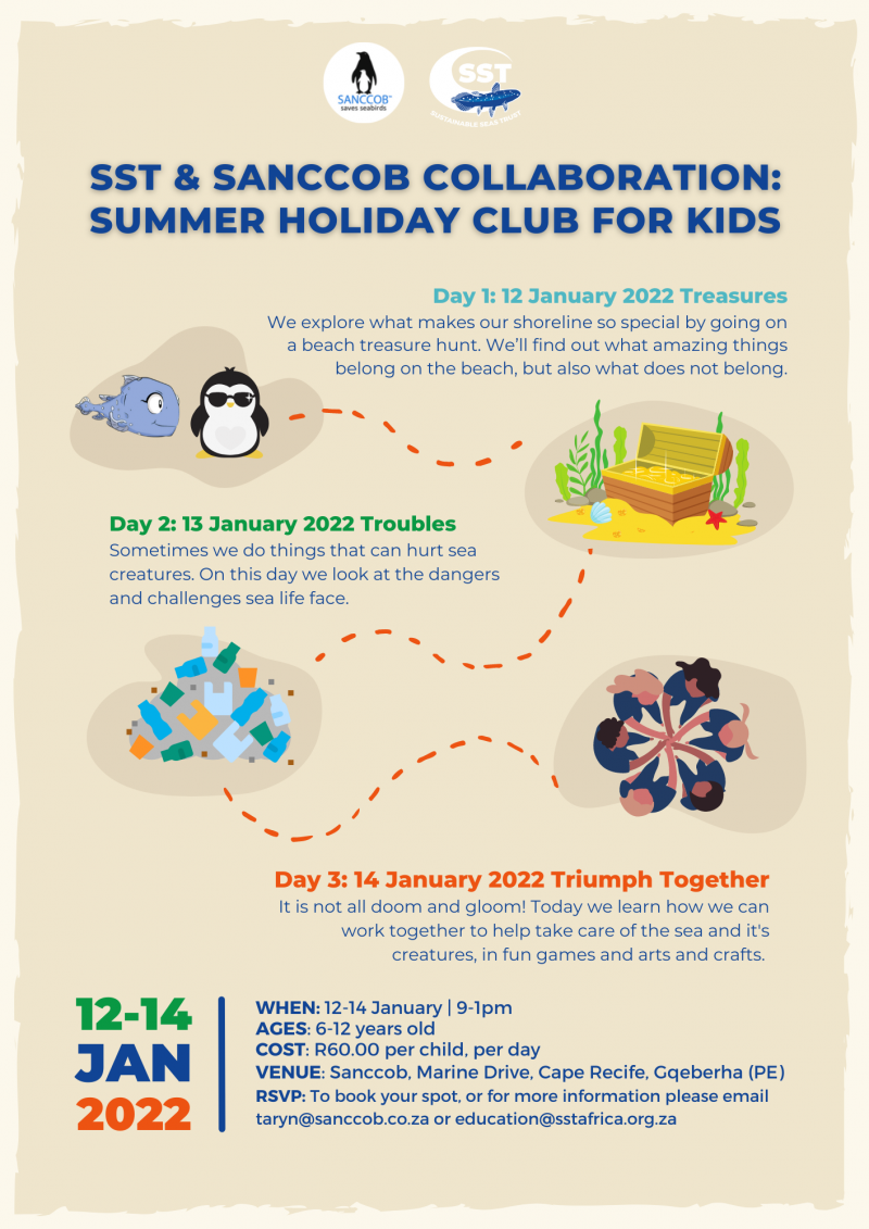 Holiday Club with SANCOOB & the Sustainable Seas Trust