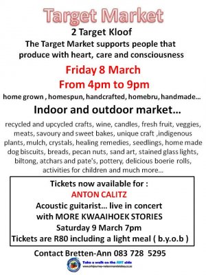 Home grown hand made TARGET MARKET 