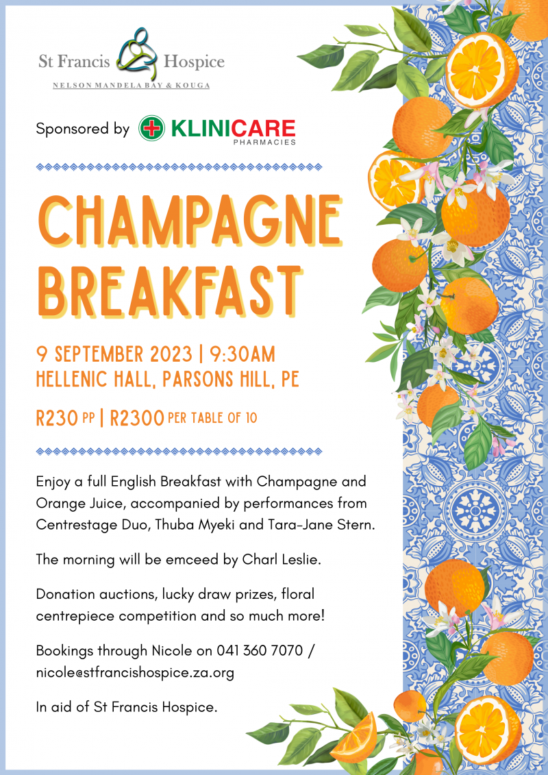 Hospice Champagne Breakfast