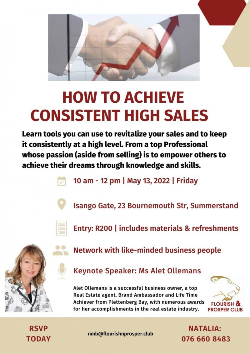 How to Achieve Consistent High Sales 