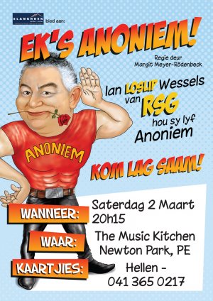 Ian Wessels van RSG se: Ek's anoniem!