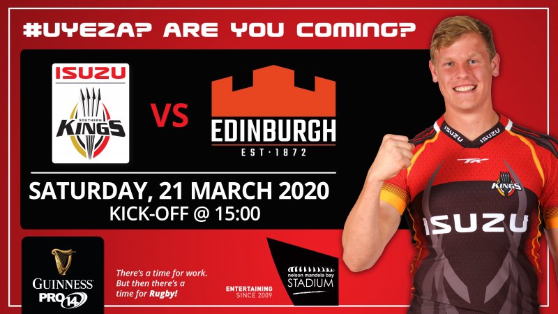 Isuzu Southern Kings vs Edinburgh Rugby