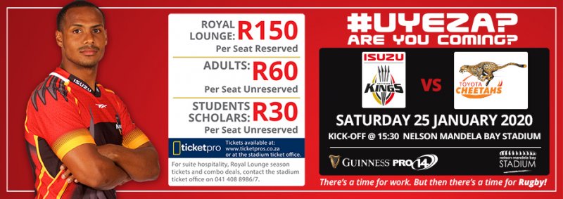 Isuzu Southern Kings vs Toyota Cheetahs