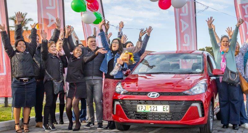 It’s a red-vehicle day for (un)lucky Bay shopper
