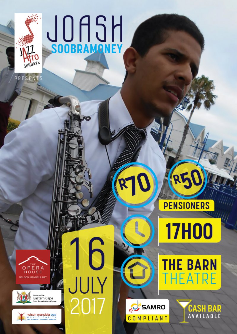 JAZZ’AFRO SUNDAYS @ THE BARN PRESENTS JOASH SOOBRAMONEY