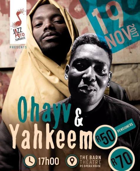 Jazz'Afro Sundays @ The Barn Presents Ohayv & Yahkeem