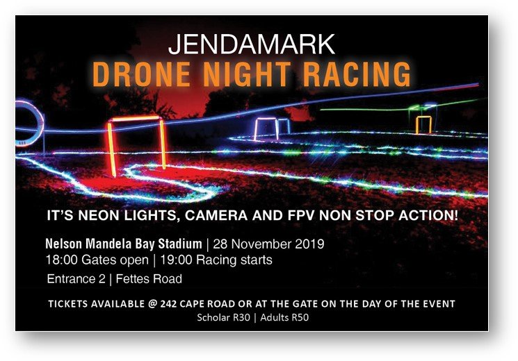 Jendamark Drone Night Racing