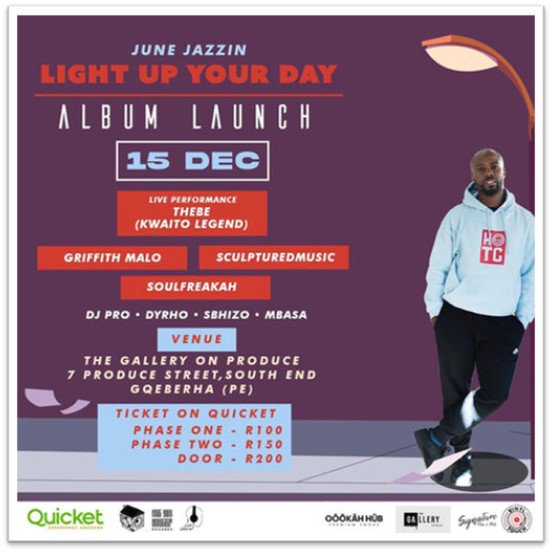 JUNE JAZZIN - LIGHT UP YOUR DAY - ALBUM LAUNCH