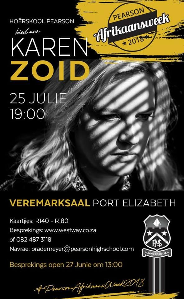 KAREN ZOID in Port Elizabeth
