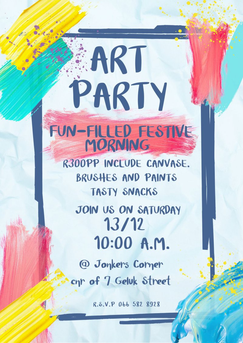 Kinders se Kersfees-Verfpartytjie