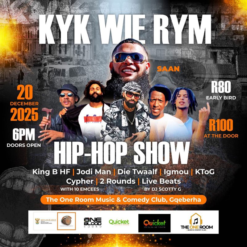 KYK WIE RYM | Afrikaanse Hip-Hop Vertoning