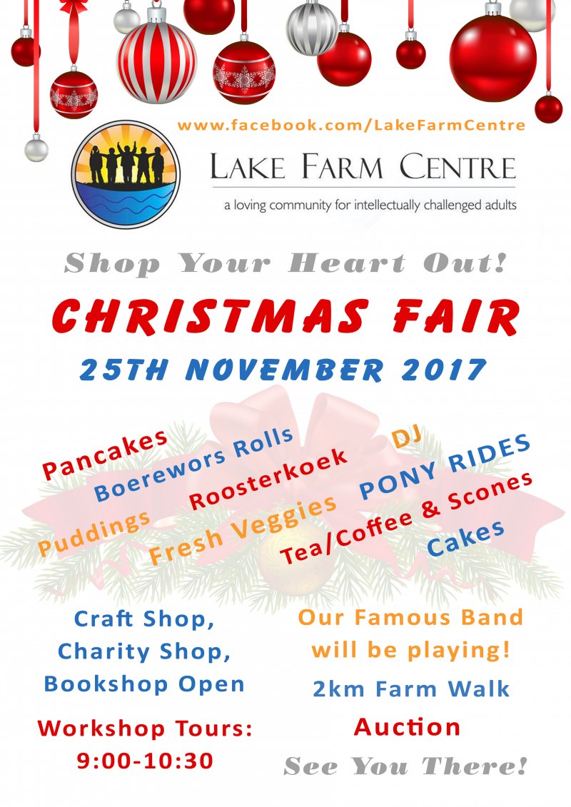 Lake Farm Centre Shop Your Heart Out Christmas Fair