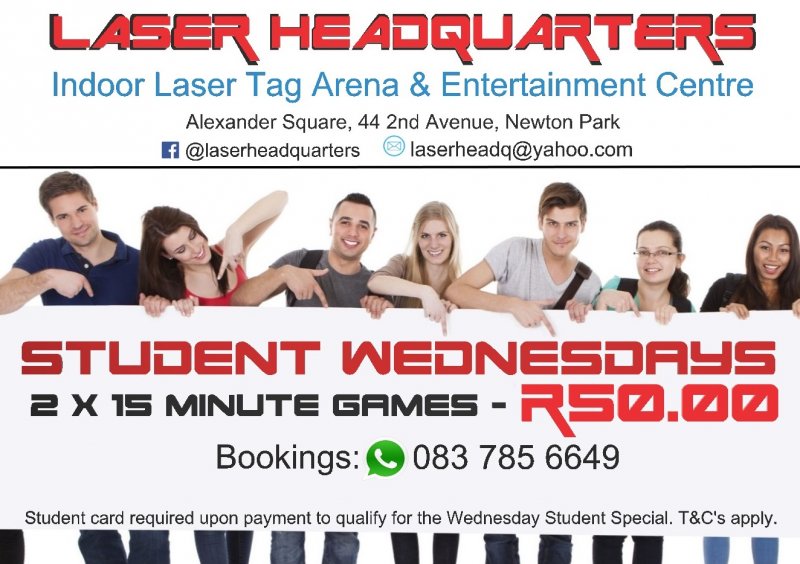 Laser Tag - Student Wednesdays!