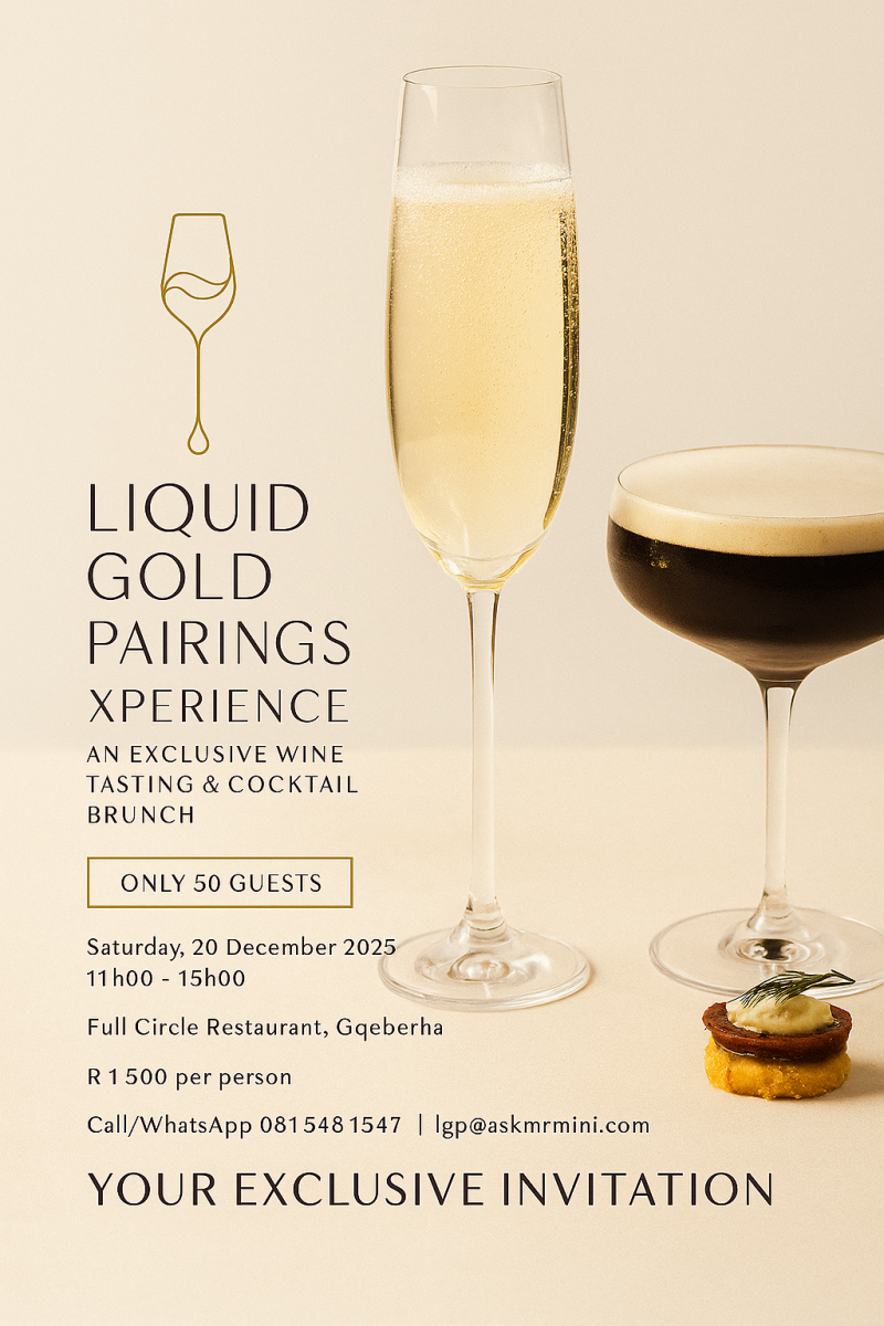 Liquid Gold Pairings Xperience Wine Tasting & Cocktail Brunch