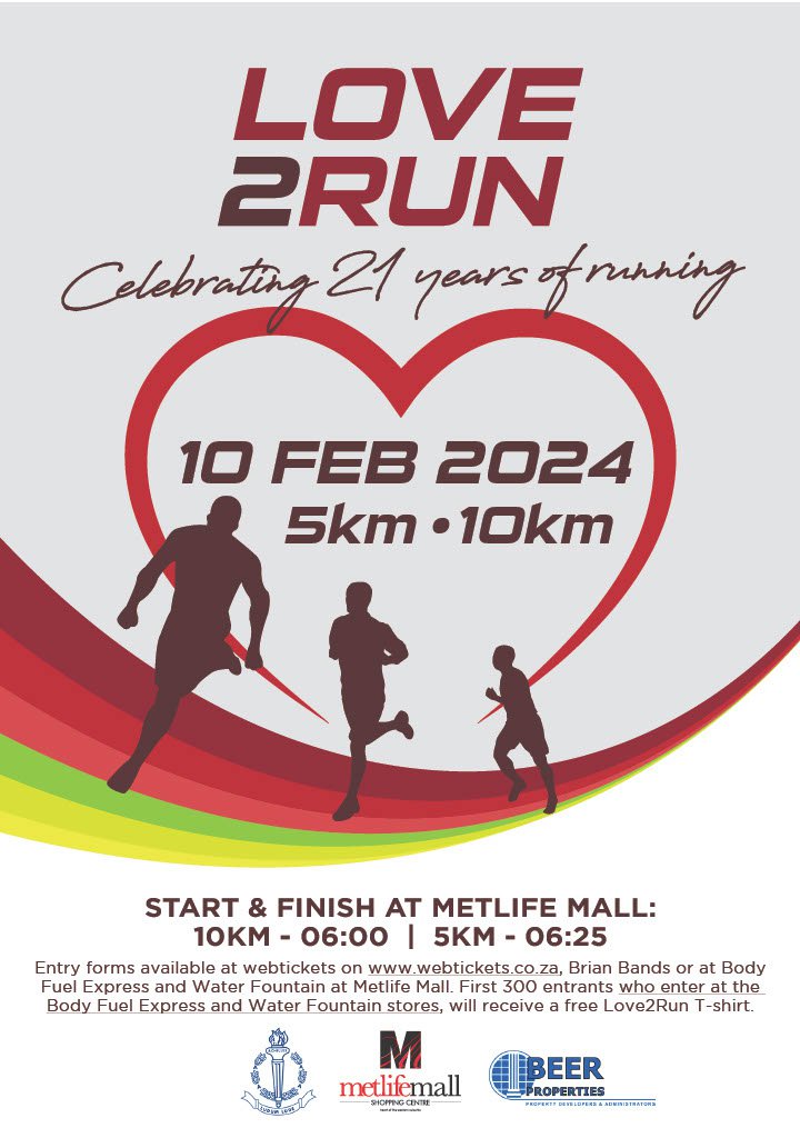 LOVE2RUN - Celebrating 21 years of running