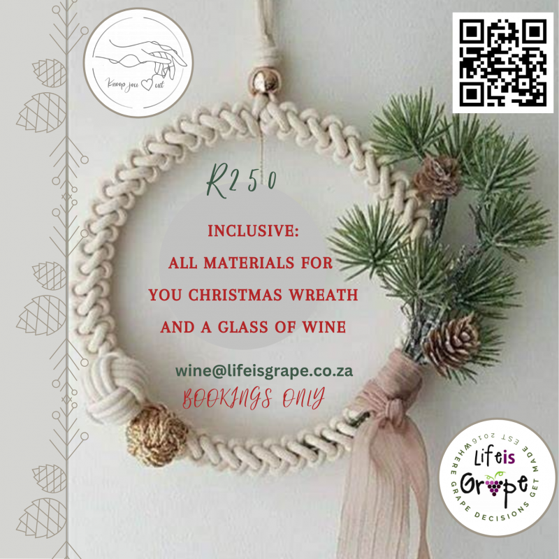 Macrame Workshop and Wine