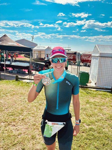 Madibaz hockey captain cooking at maiden Ironman 70.3
