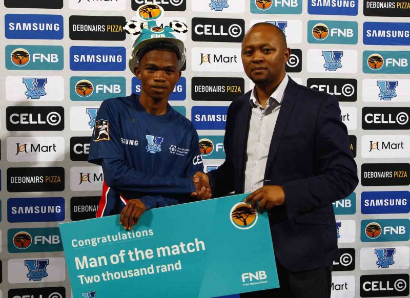 MADIBAZ OPEN ACCOUNT IN FIRST VARSITY FOOTBALL HOME GAME