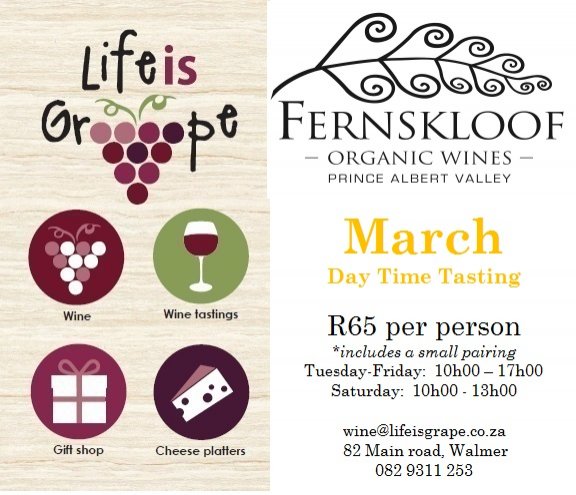 March Day Time Tasting with Fernskloof