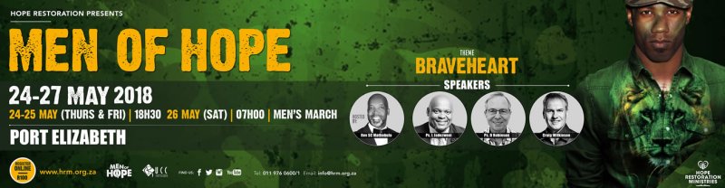 MEN OF HOPE Conference 2018