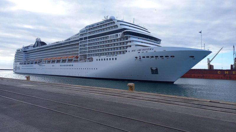 MSC Orchestra arrival ringing in restart of cruise liner tourism since coronavirus outbreak