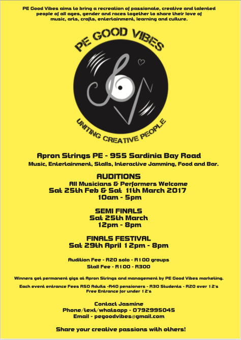 PE Good Vibes Music Auditions and Entertainment