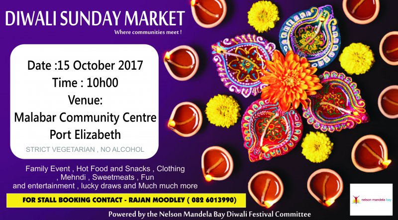 Nelson Mandela Bay Diwali Festival - Sunday Market