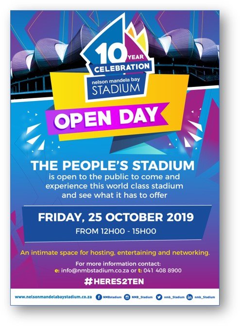 Nelson Mandela Bay Stadium - Open Day