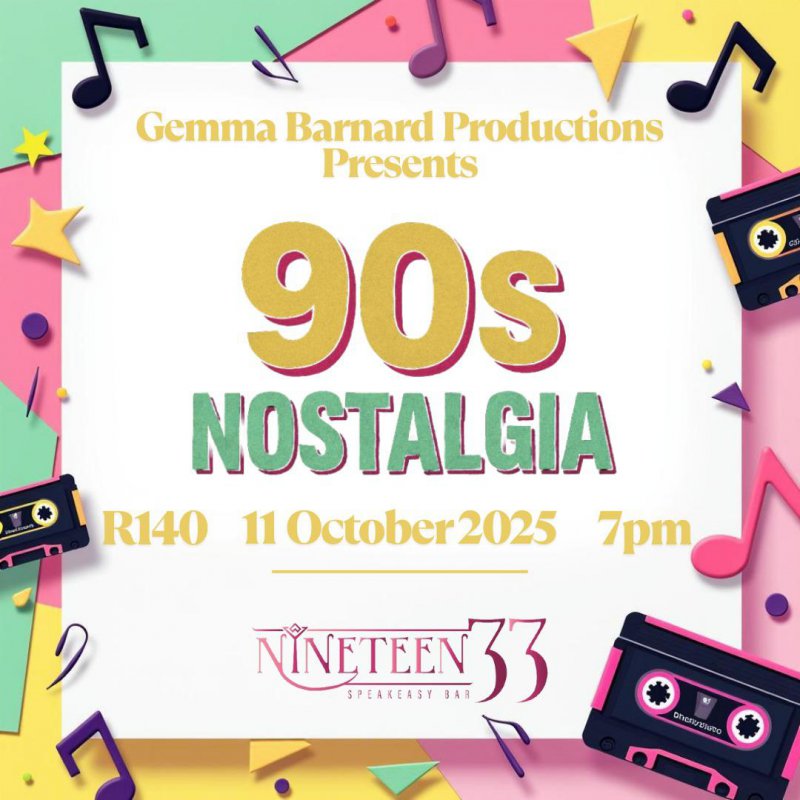 Nineteen33 Speakeasy ** 90s Nostalgia