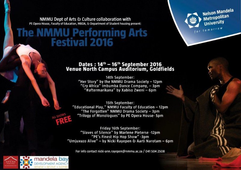 NMMU Performing Arts Festival 2016