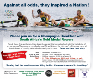 Olympian Rowers Breakfast