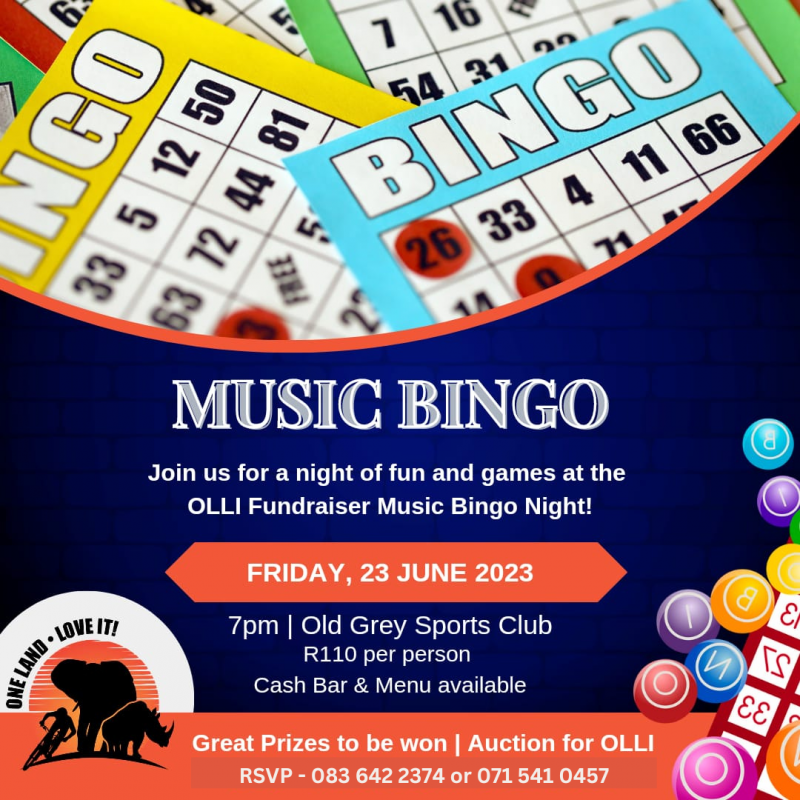 One Land Love It - OLLI Music Bingo & Auction